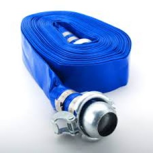 Blue layflat hose
